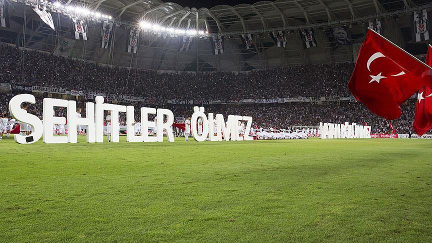 Süper Kupa maçında şehitler anıldı!